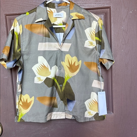 Saturdays New York City Tops - Saturdays New York City Multicolor Button Down Shirt